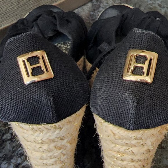 Halston Heritage Open Toe Espadrille Sandals Size 9.5 - Picture 14 of 15